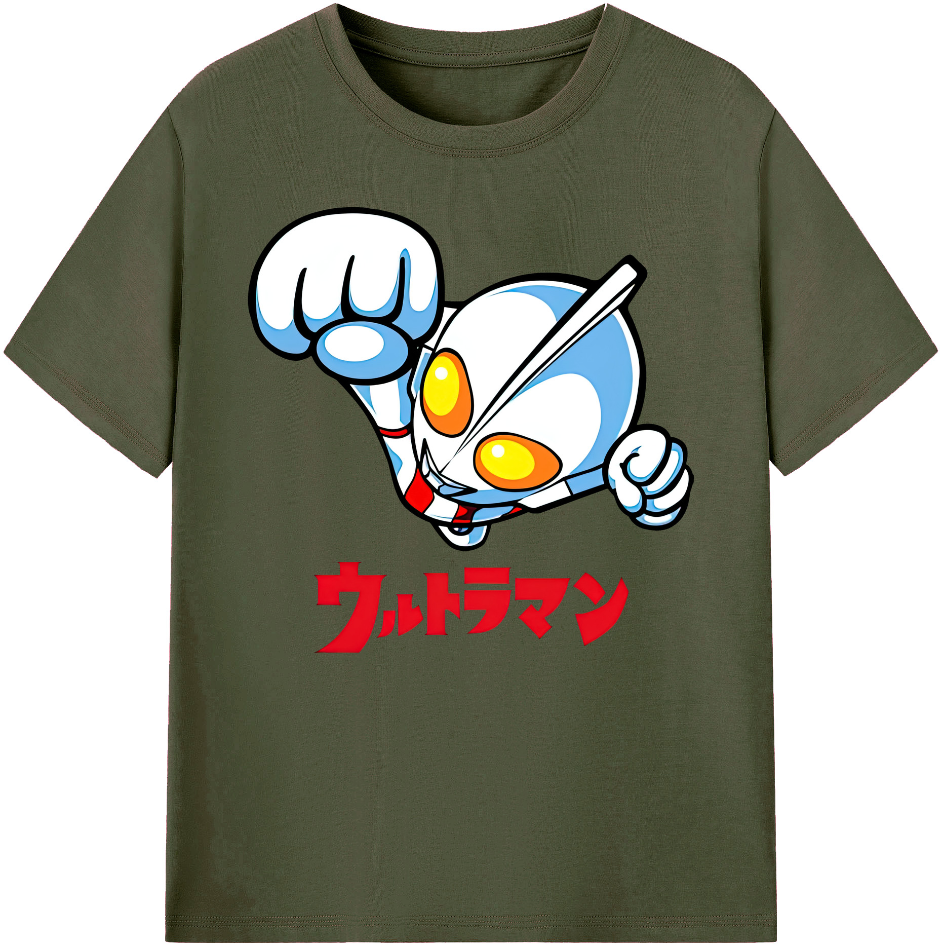 （画像用） ウルトラマン Ultraman 綿100％ メンズ半袖Tシャツ｜肌触りやわらか＆通気性